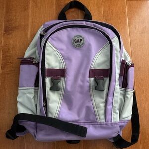 GAP Purple Lavender Backpack with Pockets & Storage
